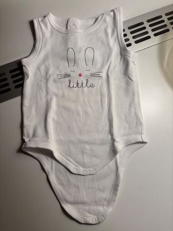 Body Vertbaudet Gr.80, Häschen Motiv, Sommer Top
