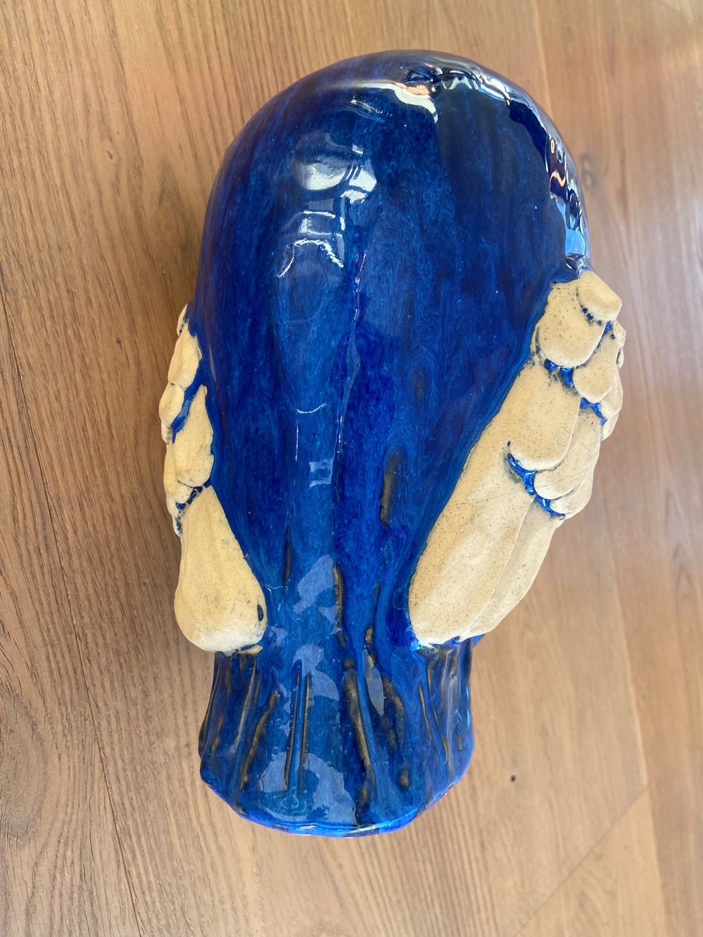 Statuette: Blaue Eule aus Ton🦉 – Usato da Schwarzenburg venduto da Aha016 1