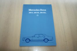 Mercedes-Benz Prospekt 280 S / SE / SEL  6/1983 Französisch