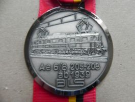Medaille CH BLS Lokomotive AE 6/8 205 - 208 Prägung 1981