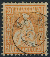 LU Marbach - Zwergstempel - Sitzende Helvetia