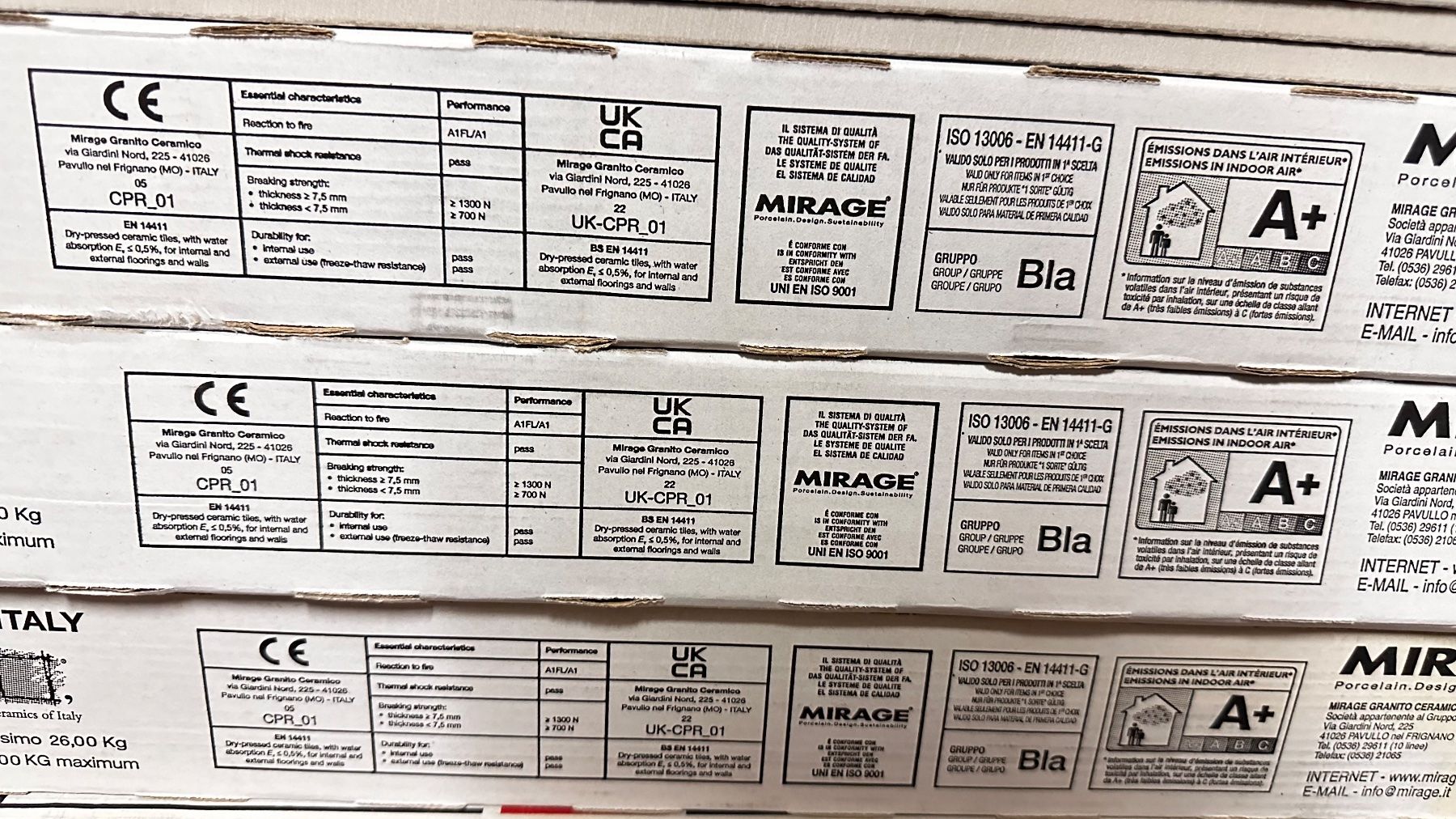 Piatti di portata: Feinsteinzeugplatten in Beige/Weiss – Nuovo e nell'imballaggio originale da Meisterschwanden venduto da DonITALIA 2