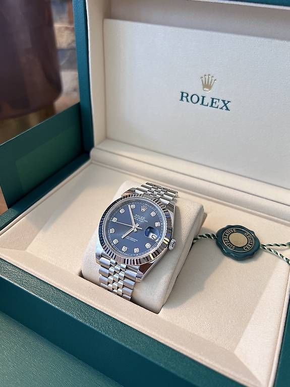 Rolex Orologi: Rolex Datejust 41 Blau – Nuovo e nell'imballaggio originale da Biel-Bienne venduto da fer_7gy5 1