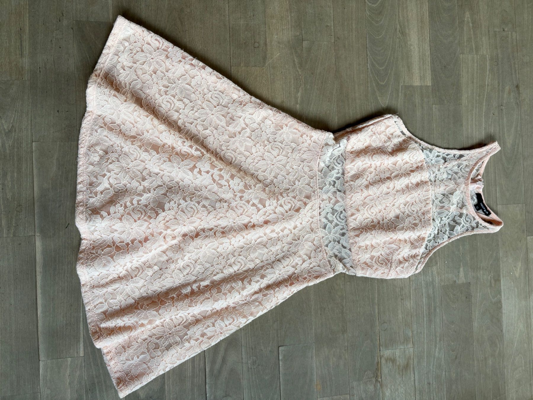 Tally Weijl Vestiti: Abendkleid apricot mit Spitze und Cut-Outs – Nuovo (secondo la descrizione) da Nürensdorf venduto da ali_qyh6 3