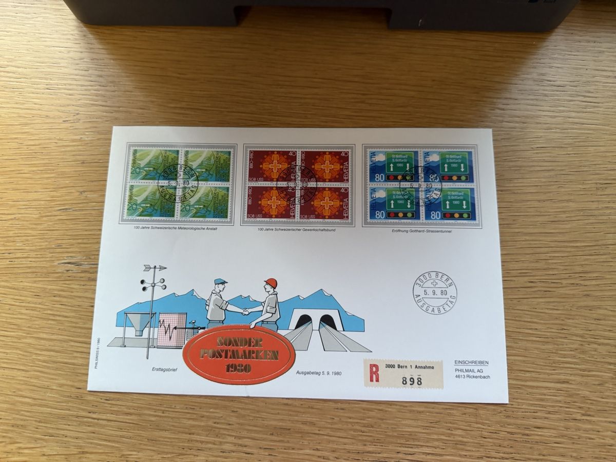 Alle Briefmarken: 4 Luxusbriefe Schweiz  – Neu (gemäss Beschreibung) aus Murgenthal von Tina_4055 6