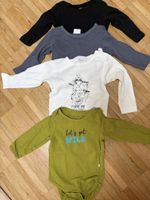 4er Set Baby Bodys Gr. 62/68  Langarm