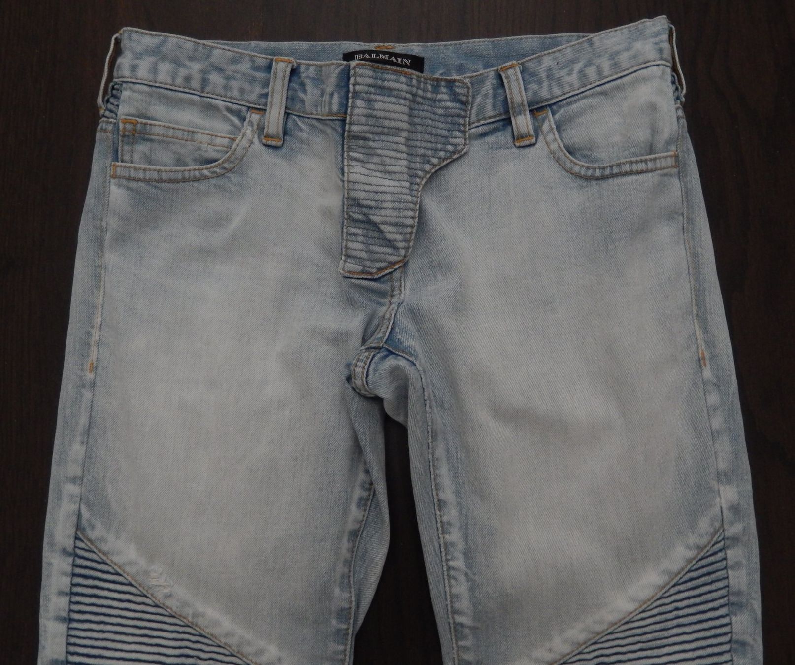Balmain Jeans: Orig. BALMAIN Motorcycle Jeans Gr. 34-36 – Usato da Tuggen venduto da vivira 7