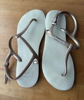 Havaianas Sandalen weiss Gold 39 40