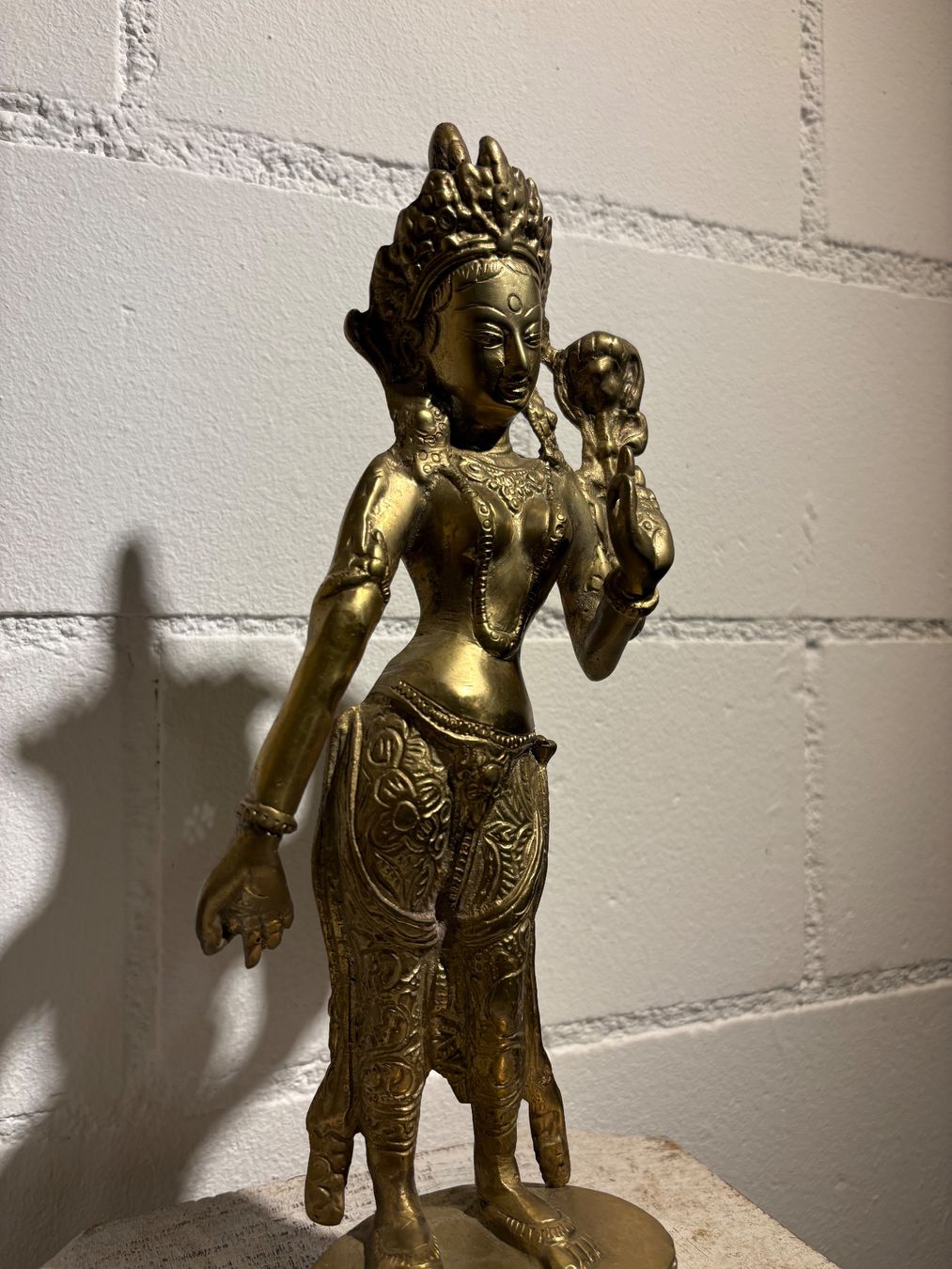 Sculture & Statue: Dewi Tara Messing 29 cm – Usato da Lenggenwil venduto da Unique_ 8