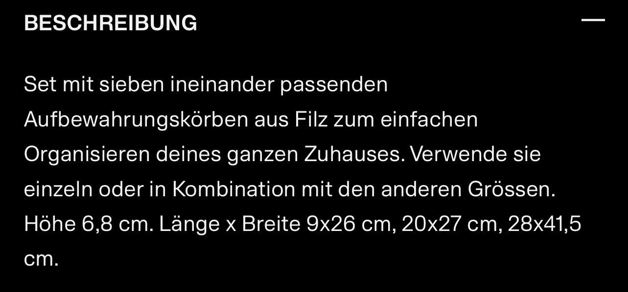 Altro per la casa: aufbewahrungskorb-set 7-teilig – Nuovo (secondo la descrizione) da Dübendorf venduto da lea_jjl 2