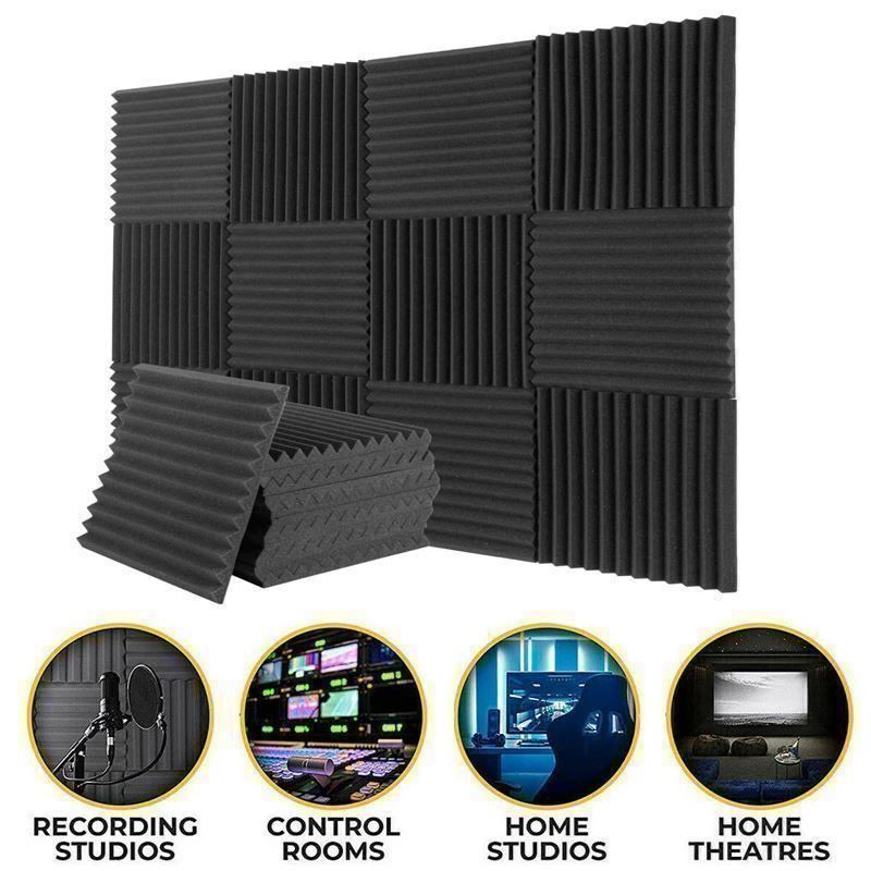 Sonstiges Zubehör: 12pcs Akustikschaumstoff Schall Dämmung – Neu (gemäss Beschreibung) aus Thun von Newnewshop