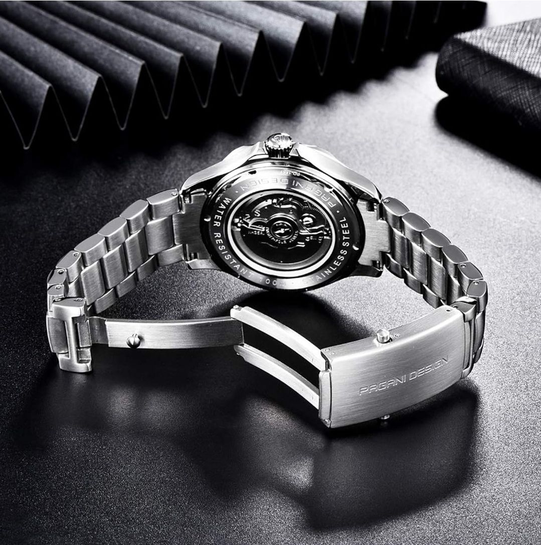 Pagani Design Orologi: Pagani Design Herrenuhr  Automatik – Nuovo e nell'imballaggio originale da Suhr venduto da sjay.Cv 4