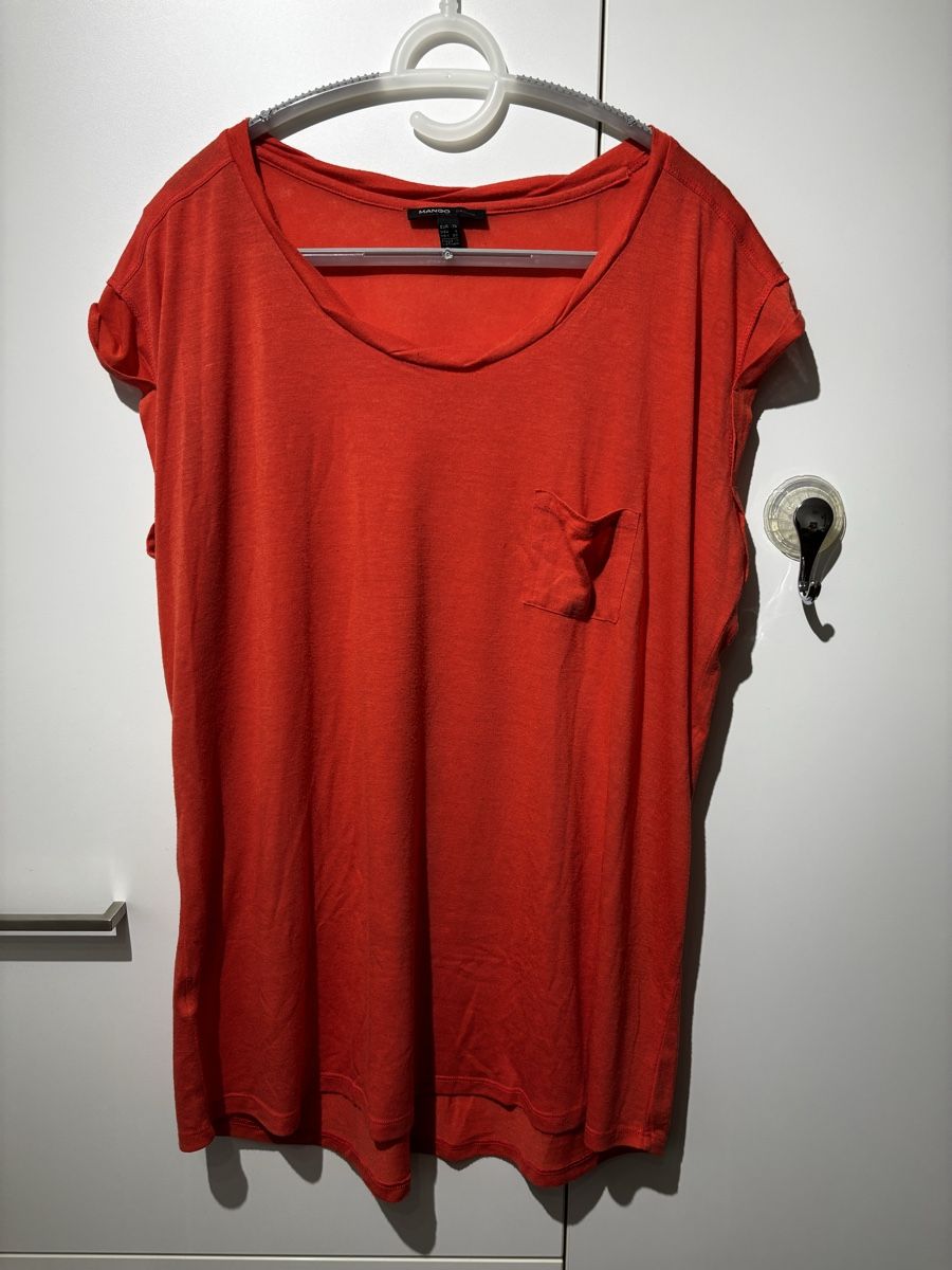 Mango T-Shirts: Mango Shirt, Gr. XL, lachsfarben – Gebraucht aus Baden von peace_bluemli