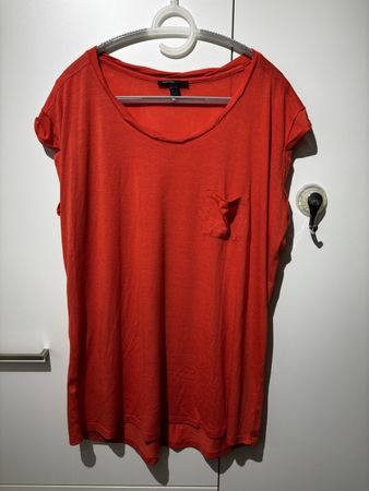 Mango Shirt, Gr. XL, lachsfarben