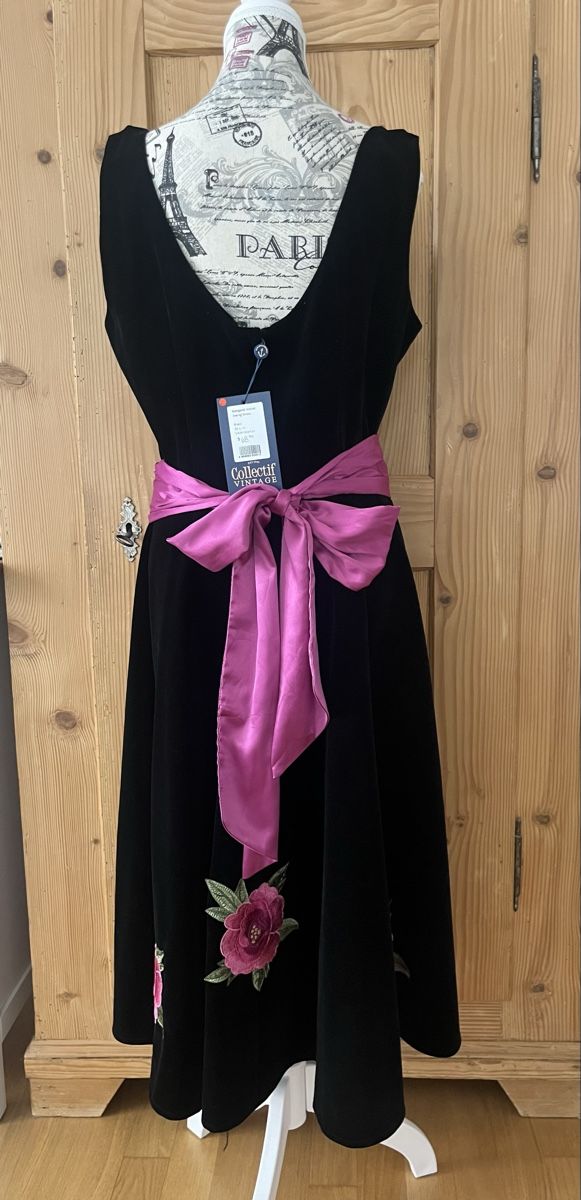 Vestiti: Neues Samtkleid Collectif Vintage Grösse L – Nuovo e nell'imballaggio originale da Herisau venduto da mikeho2000 3