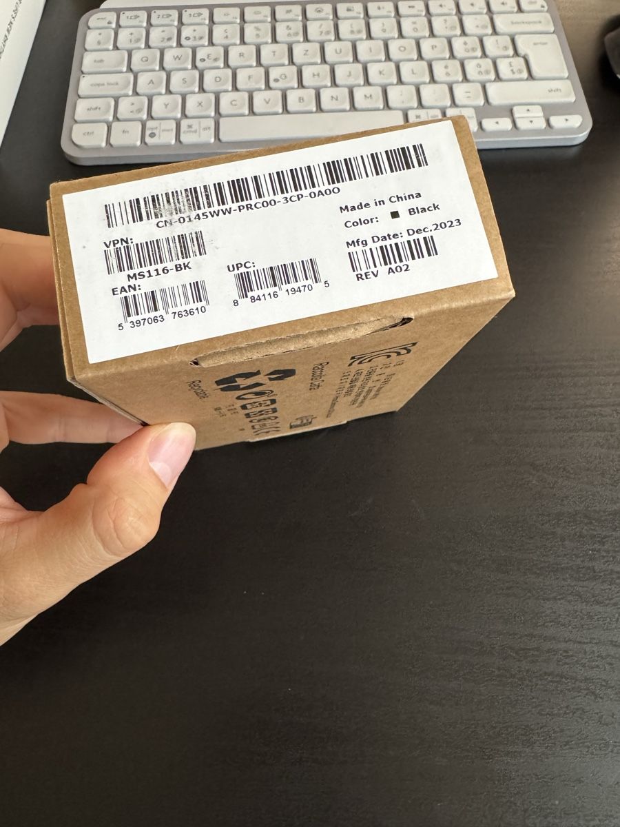 Dell Mouse: Dell Maus mit USB Kabel, schwarz - NEU – Nuovo e nell'imballaggio originale da Baar venduto da Tailanjet 2