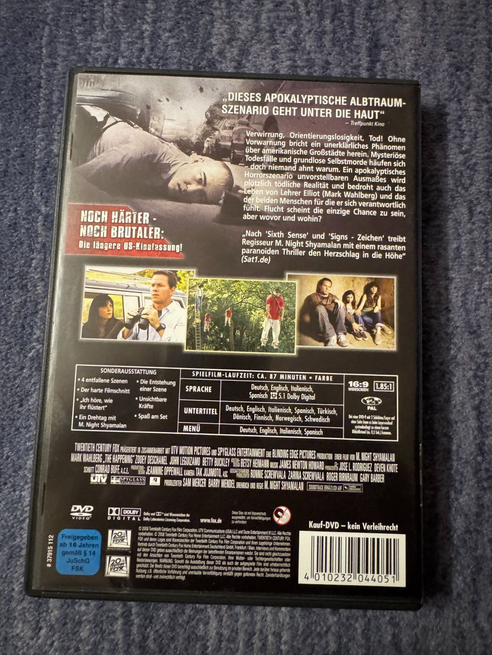 Tutti i DVDs: DVD The Happening – Usato da Winterthur venduto da Malve00 1