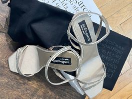Sandale Isla Lentil Satin, neu, von Pedro Garcia, 37