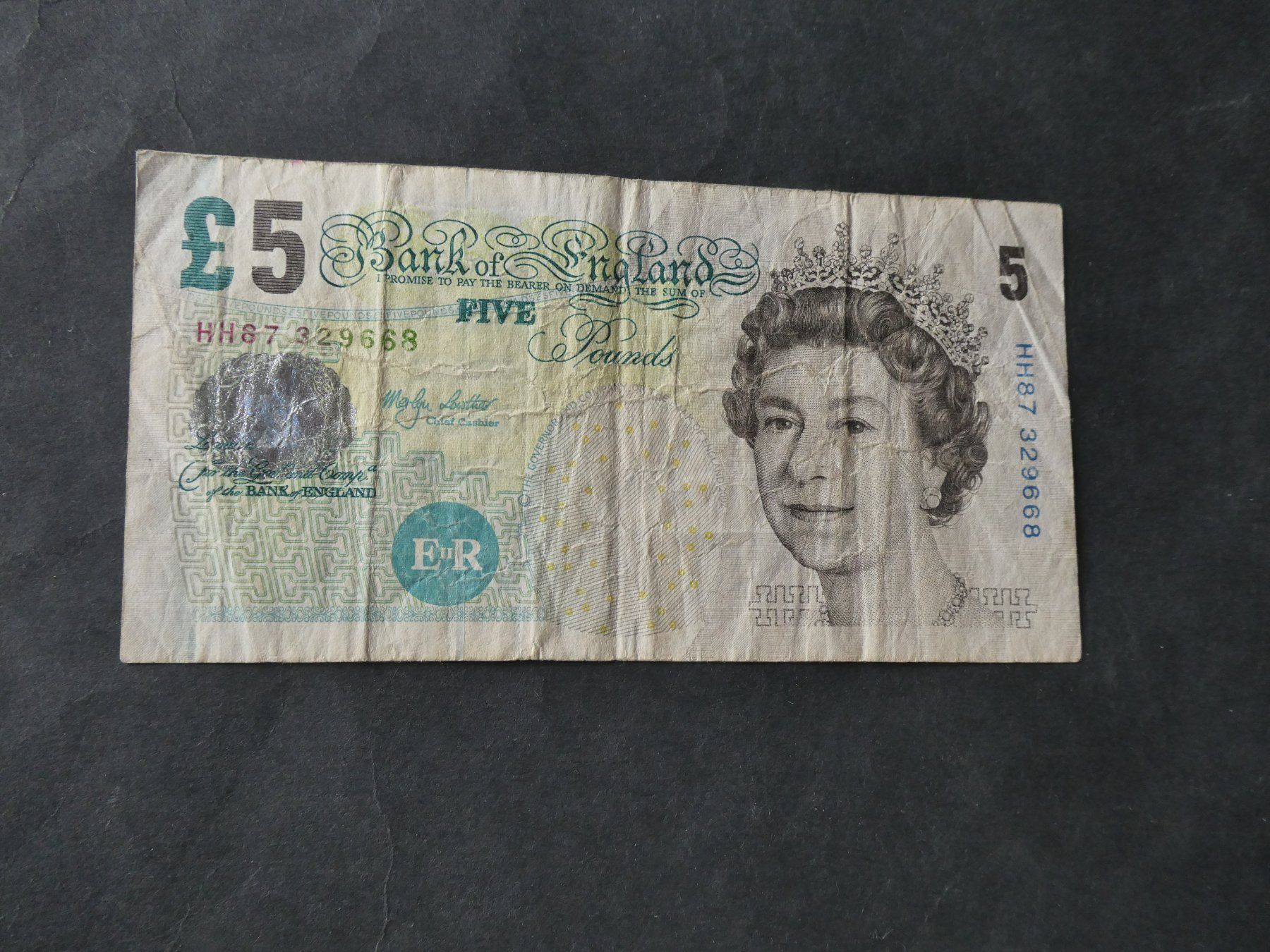 Billets de banque: Grossbritannien, 5 Pounds – D'occasion à Hinterforst par Rohusri