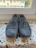 Wildleder-Mokassin Blau Gr. 43 – Sommer, Herren