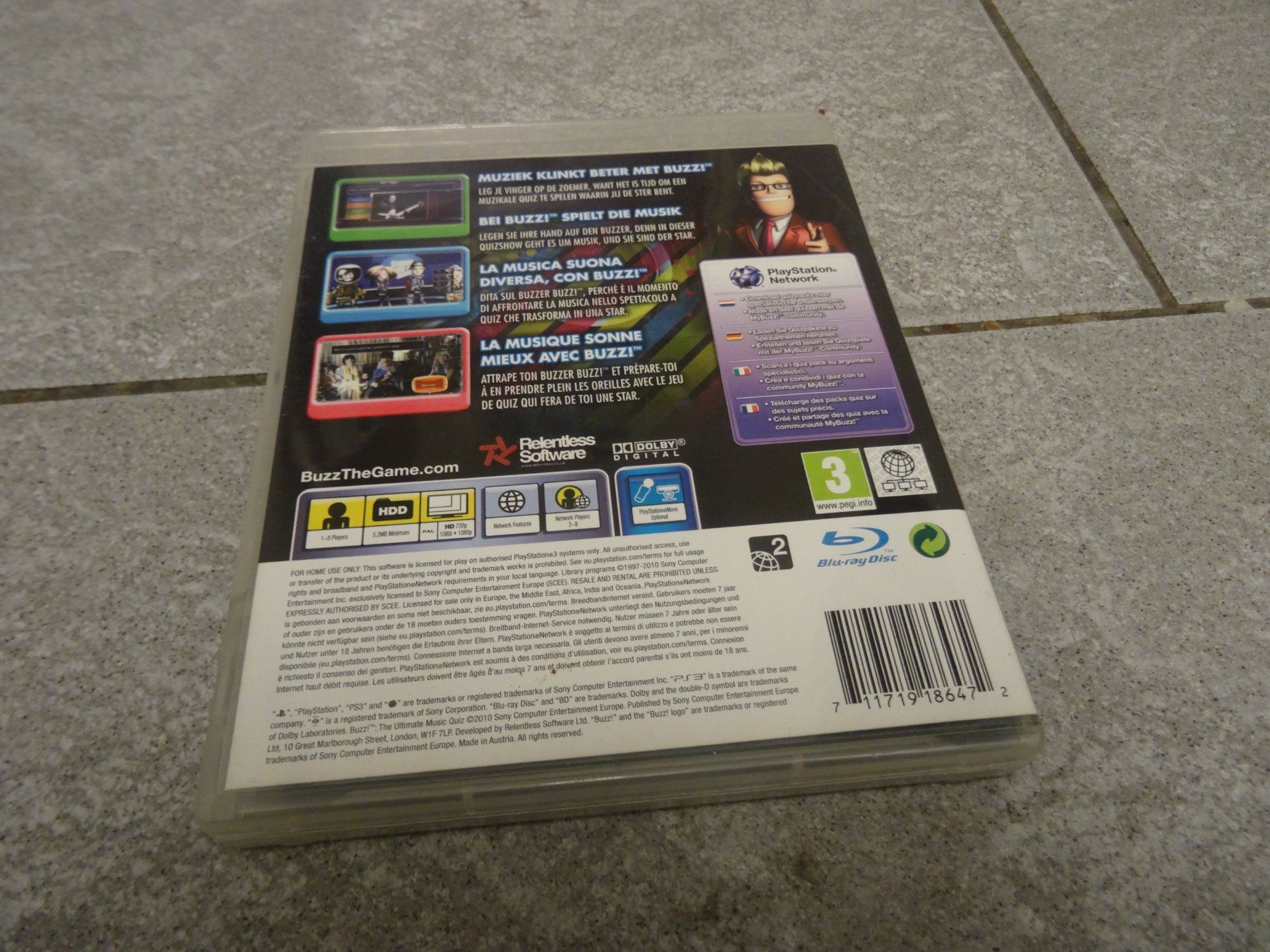 Sony Giochi: Buzz! The Ultimate Music Quiz PS3 – Usato da Olten venduto da Disc-Ausverkauf 2