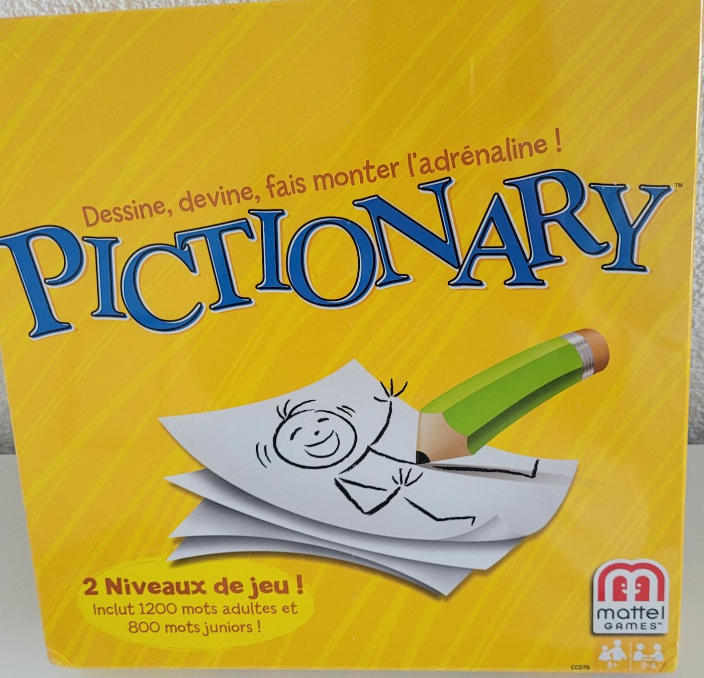 Mattel Jeux: Pictionary Mattel – Neuf avec emballage d'origine à Orpund par sissi67