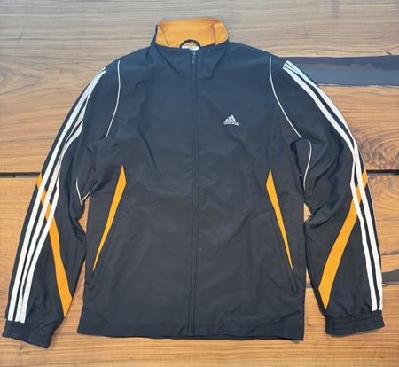 Adidas Sportjacke schwarz gelb Grösse S