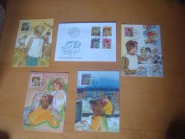 PJ 1989 FC Serie und Maxiumkarten AB NUT 75 RP