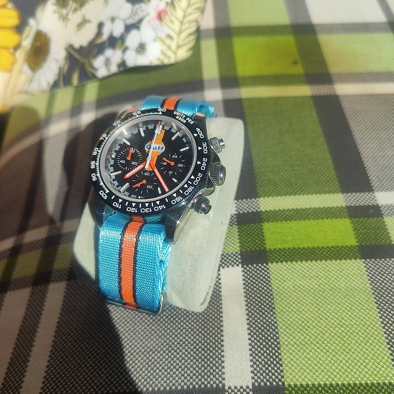 Orologi: Gulf-Chronograph-Uhr – Usato da Zürich venduto da Orkageta 3