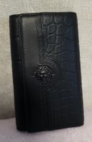 Schlüsselmäppchen Etui Schlüsselanhänger Versace Leder