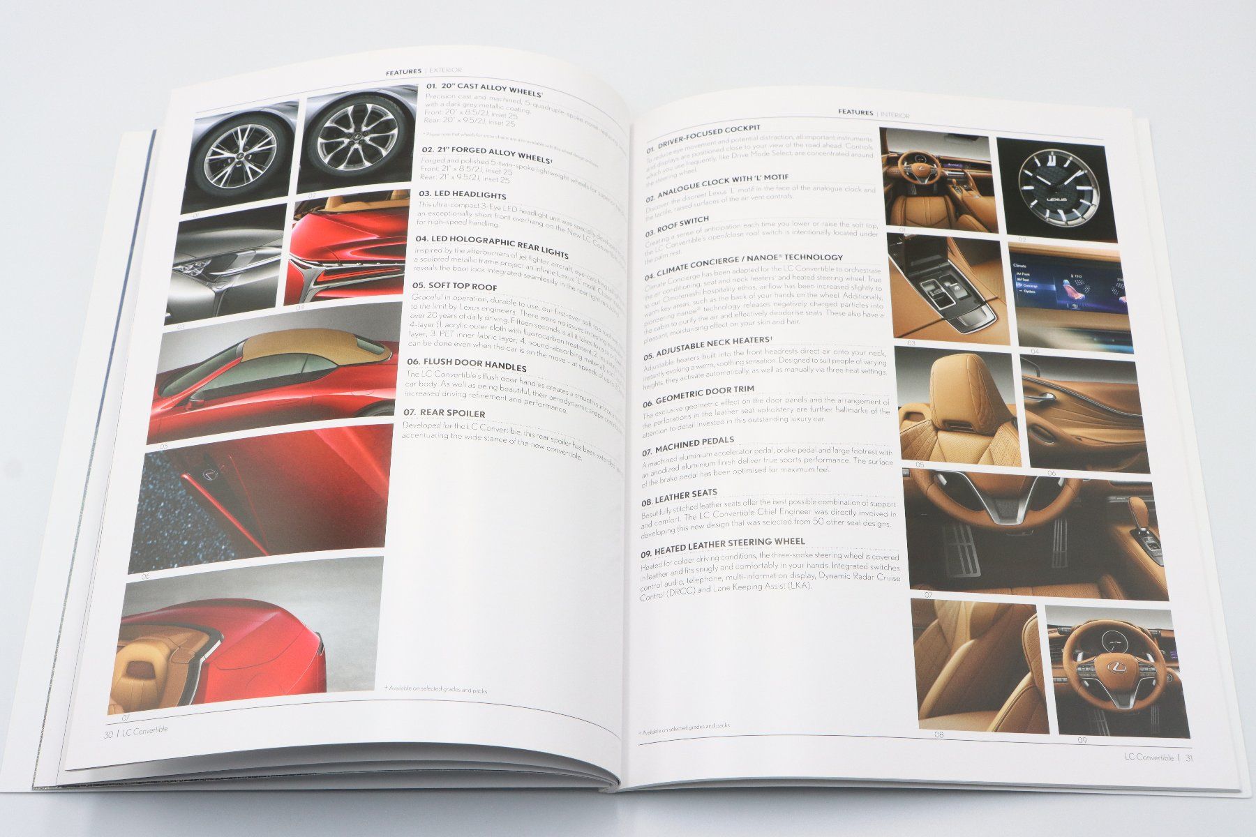 Lexus Documenti: Lexus LC 500 Convertible 2020 Prospekt – Usato da Bühl b.Aarberg venduto da Collectorpassions 7