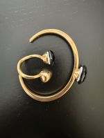 Breil Bracciale e anello oro rosa con pietra blu