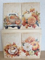 4 Grusskarten / Herbstmotiv / Kartenset neu herbstlich 🍂 🎃