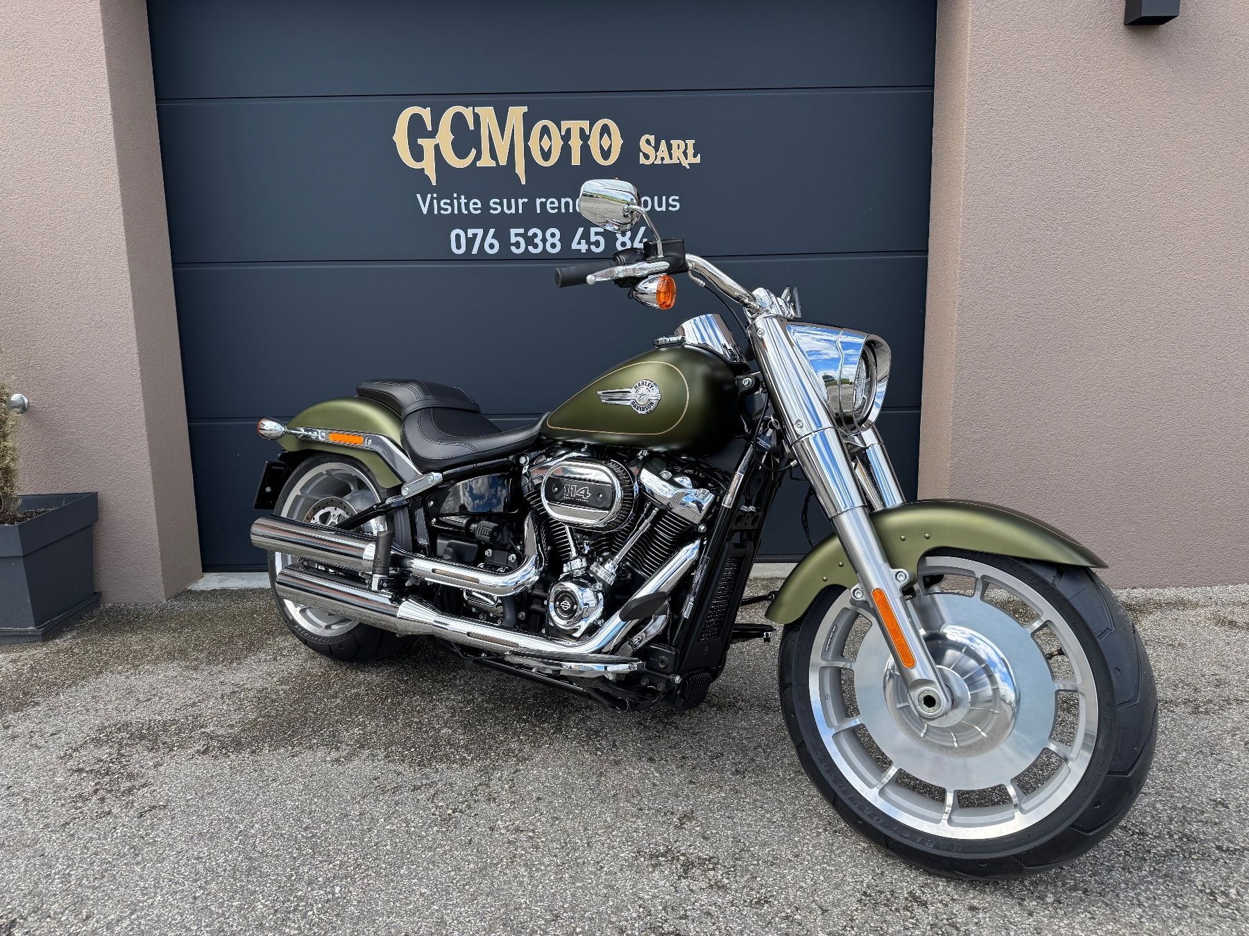 Harley-Davidson Chopper: Harley Davidson Fat Boy 114 LEASING POSSIBLE – Usato da Echallens venduto da HD90 1