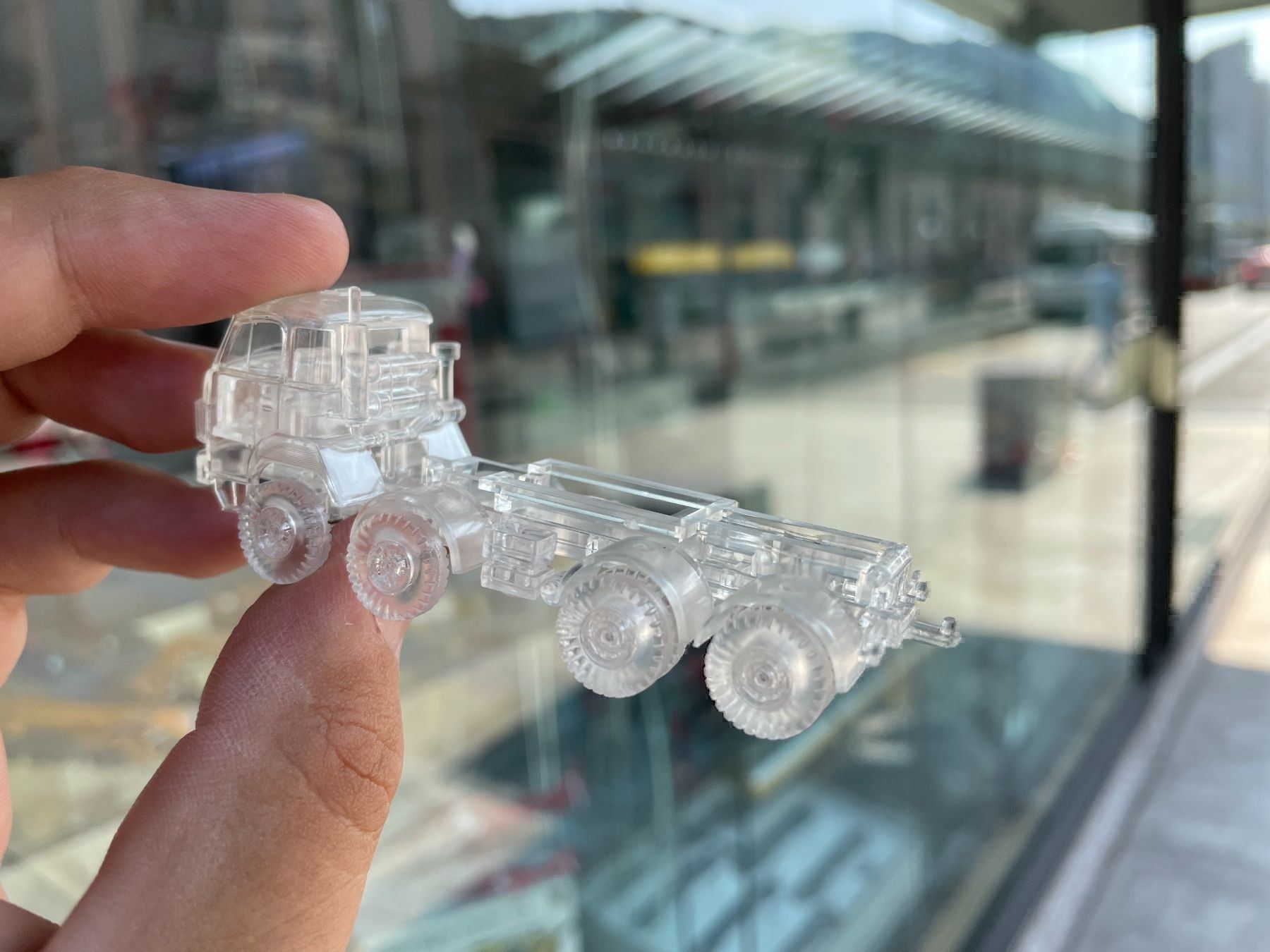 Modellbausätze & Standmodelle: 1:87 LKW RARE clear Saurer – Gebraucht aus Chiasso von Carrara-Modellismo 1