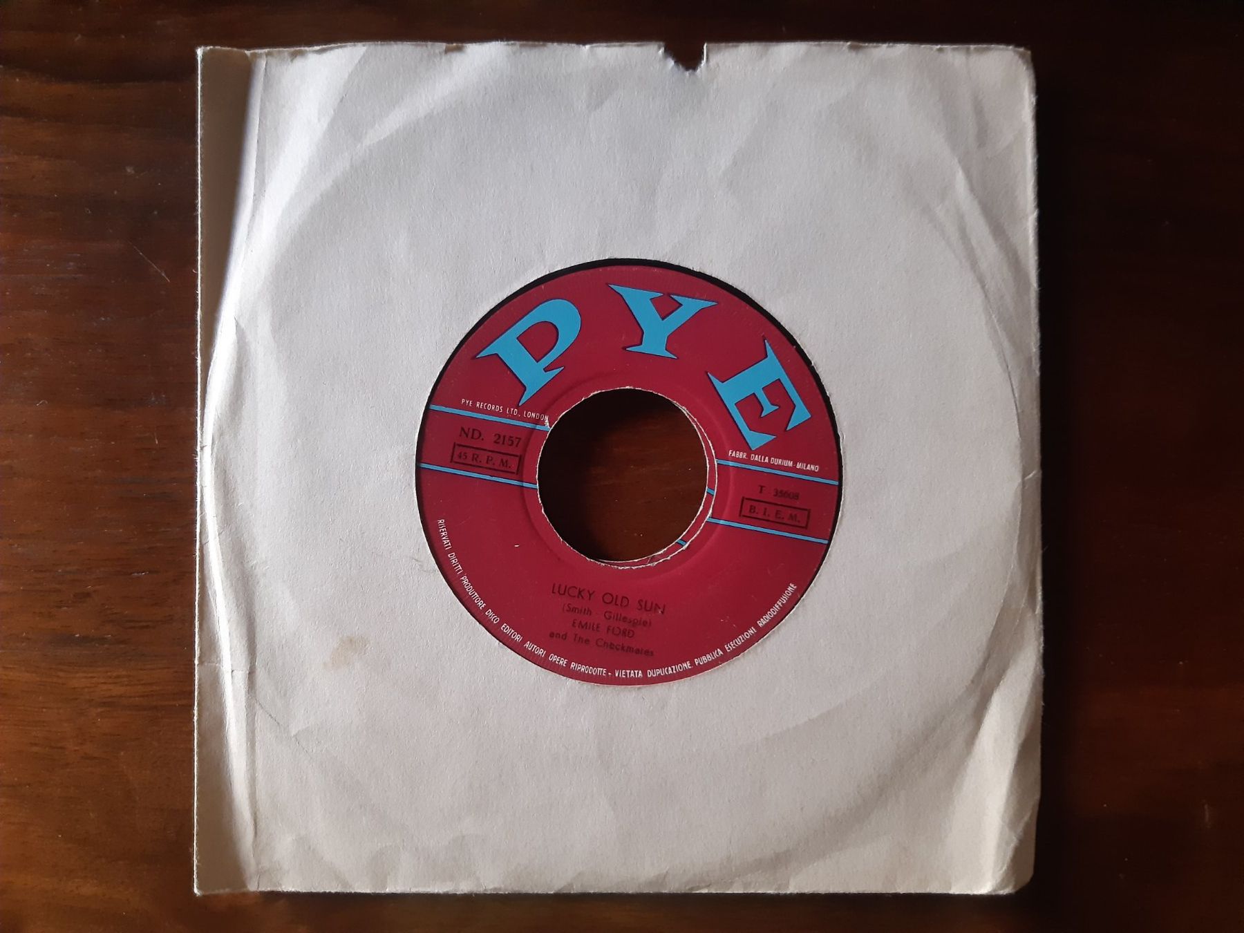 Schallplatten: 2 x Emile Ford and The Checkmates 7" singles – Gebraucht aus Verscio von giamma1985