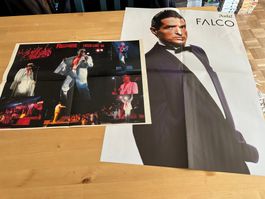 FALCO AMEDEUS tolle rare Berichte + Poster 80's Kult Top