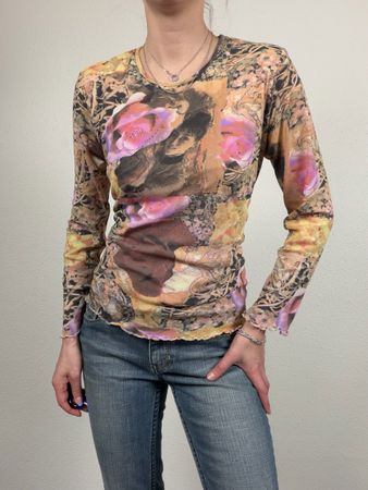 Rabe Floral Long Sleeve Top