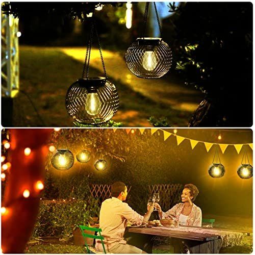 Lampade: 4x Hängende Solarlampen Metall IP65 – Usato da Nuglar venduto da SaleRitter 5