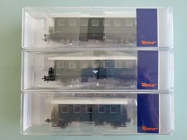 H0 ROCO 3 Stück ÖBB Spantenwagen NEU !