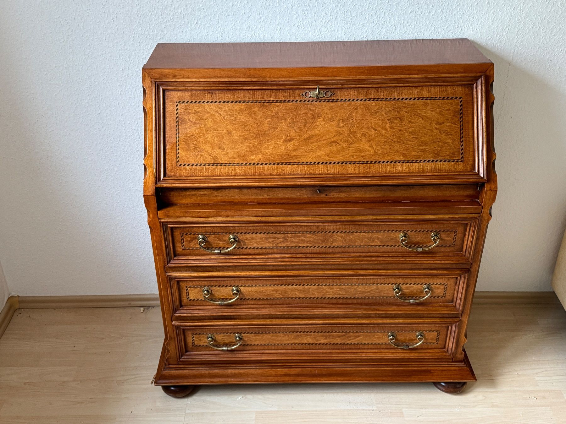 Scrivanie: Biedermeier Sekretär Stilmöbel SELVA Kirschbaum – Usato da Gemünden venduto da GEUENWALD 2
