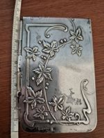 Antikes Notizbuch mit Silber Einband Jugendstil Emile Dropsy