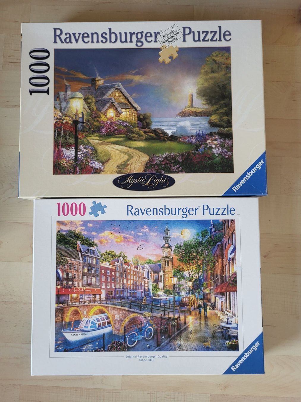 Ravensburger Puzzles: 2x RAVENSBURGER PUZZLE  je 1000Teile – D'occasion à Therwil par Nika123