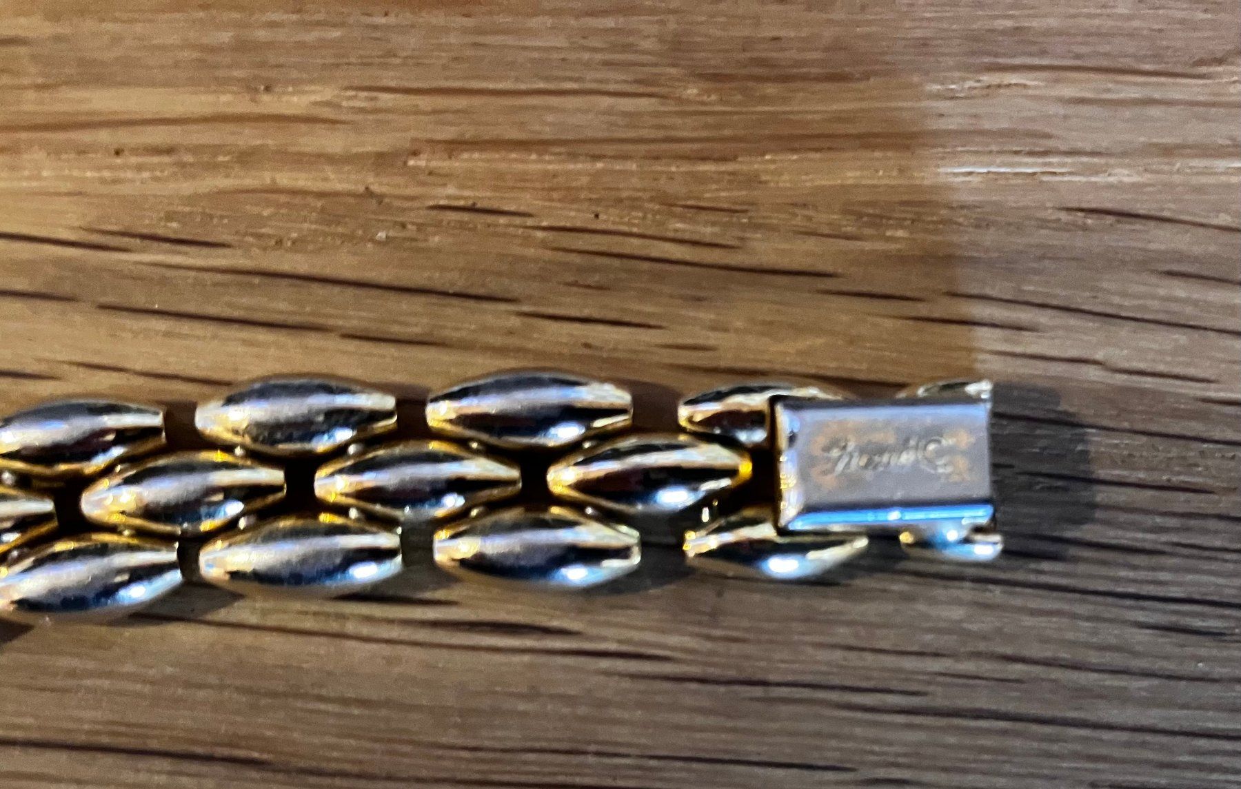Bracciali & Braccialetti: Grossé bracelet grain de riz  vintage env.1990 – Usato da Saclentse venduto da 4rnsn7 1