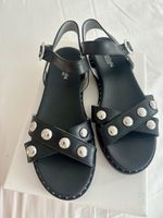 Nero Giardini Sandalen Schwarz Leder