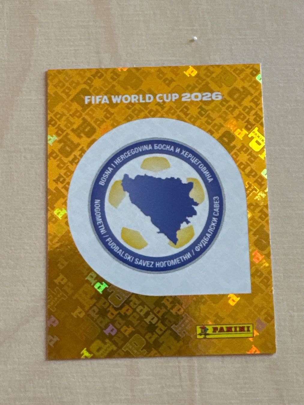 Panini Carte collezionabili: Panini WM 2026 - BIH 1 – Nuovo e nell'imballaggio originale da Bern venduto da Schindy