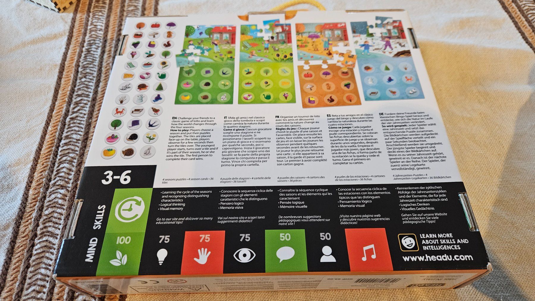 Giochi: 4 seasons lotto Headu – Usato da Melano venduto da H-Sara 1