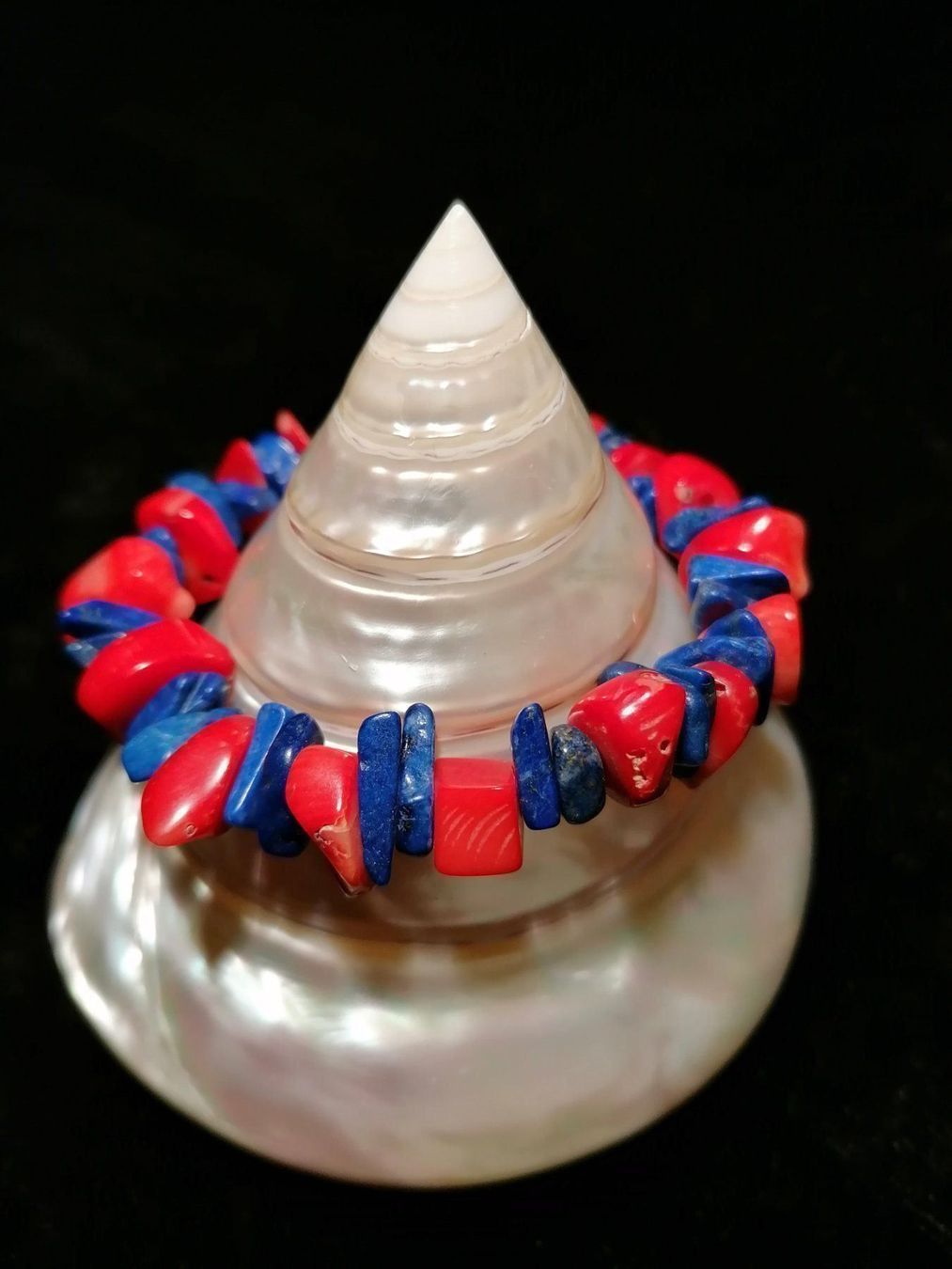 Armbänder & -reifen: Armschmuck Lapislazuli-Koralle – Neu (gemäss Beschreibung) aus Muri AG von goodmood17 1