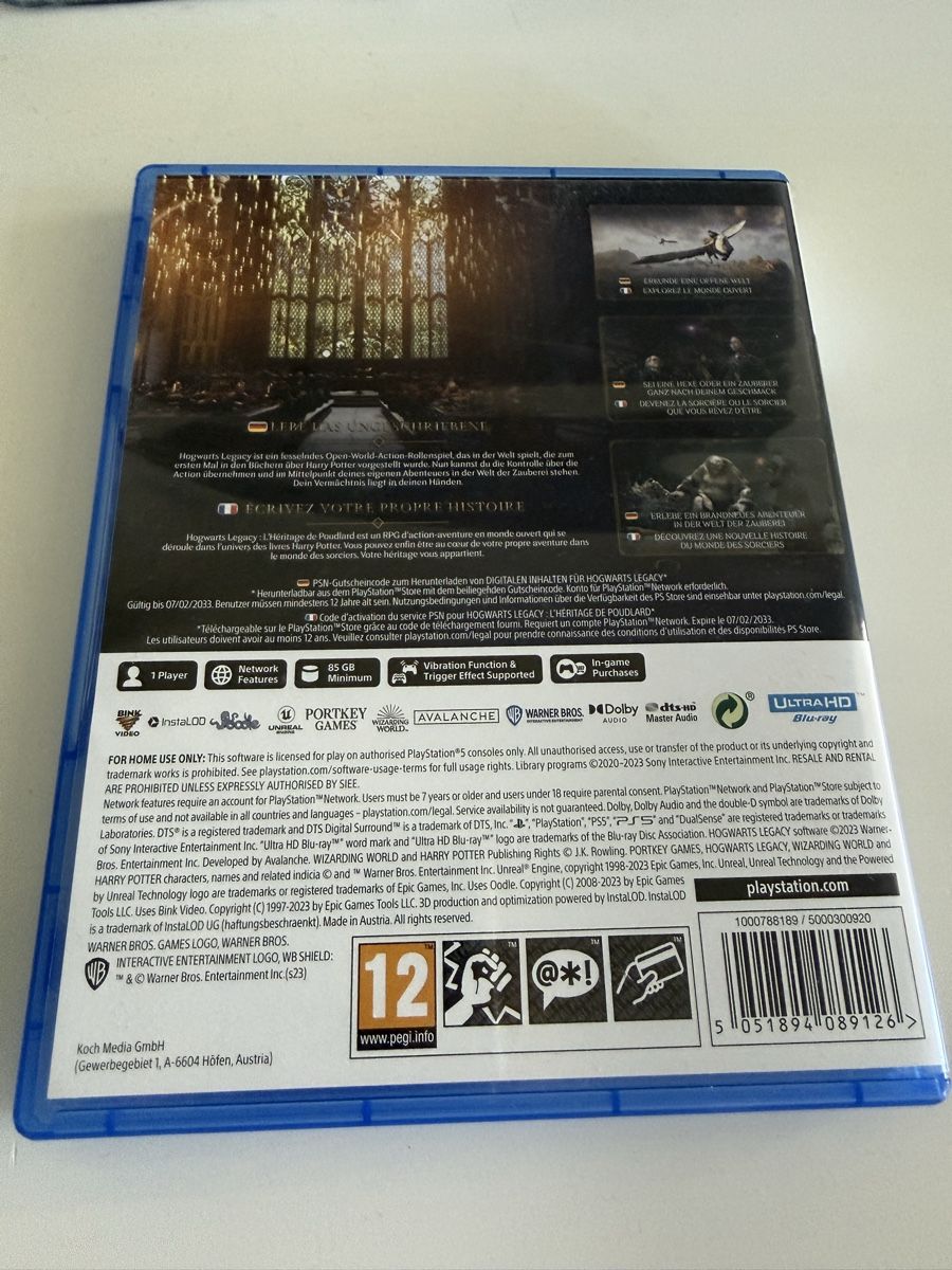 Spiele: Hogwarts Legacy PS5 – Gebraucht aus Stallikon von Weihnachtsgnom 2