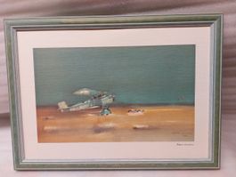 Roberto Garattoni -1994 print cm 50x40 Complete with frame